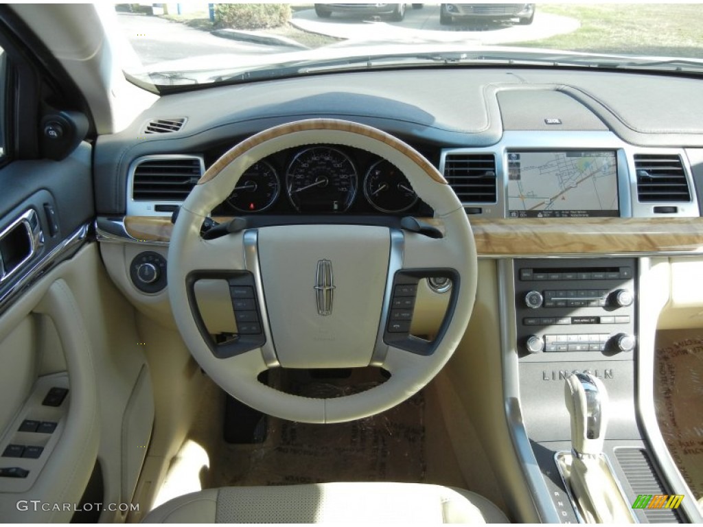 2012 Lincoln MKS FWD Light Camel Dashboard Photo #60161916
