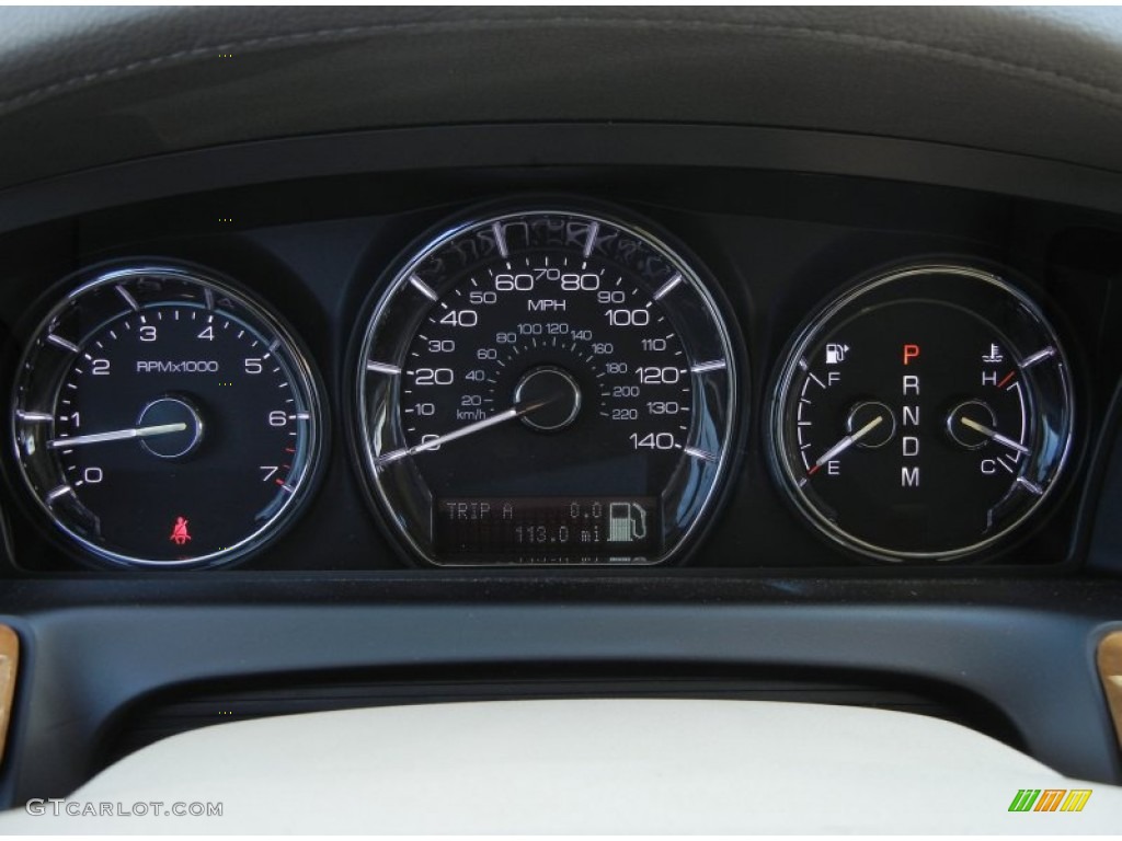 2012 Lincoln MKS FWD Gauges Photo #60161924