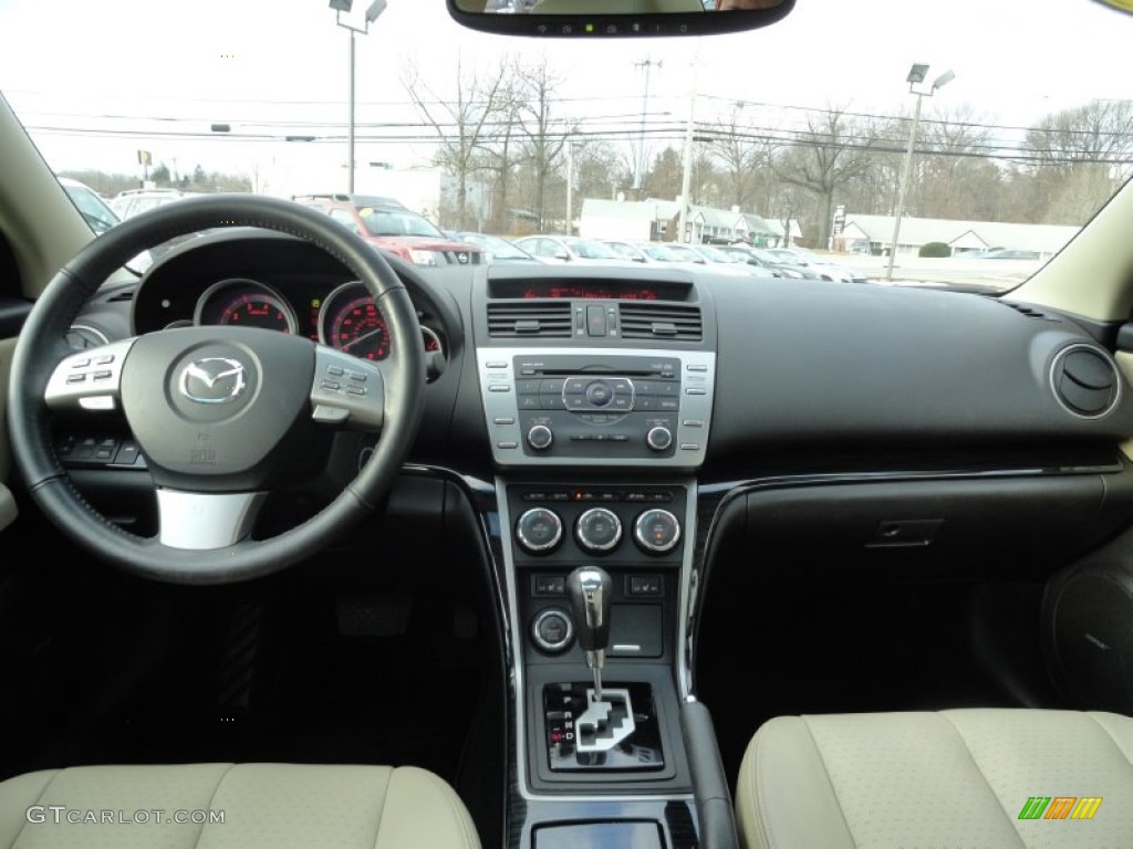 2009 Mazda MAZDA6 i Grand Touring Beige Dashboard Photo #60162720