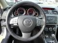 Beige 2009 Mazda MAZDA6 i Grand Touring Steering Wheel