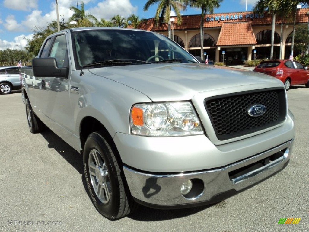 2006 F150 XLT SuperCab - Silver Metallic / Medium/Dark Flint photo #2