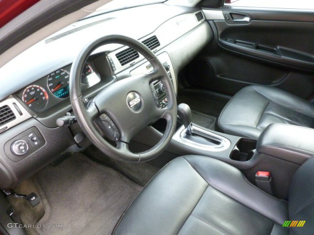 Ebony Interior 2009 Chevrolet Impala SS Photo #60163674