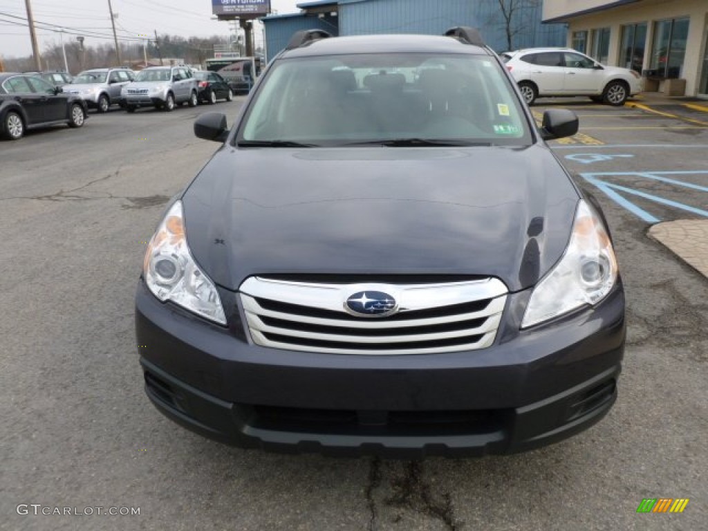 2011 Outback 2.5i Wagon - Graphite Gray Metallic / Off Black photo #2
