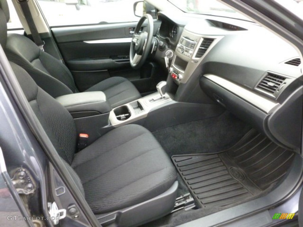 2011 Outback 2.5i Wagon - Graphite Gray Metallic / Off Black photo #3