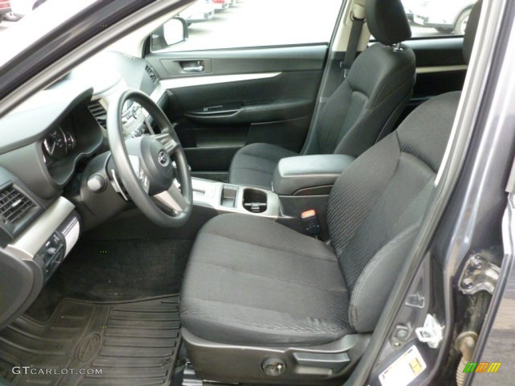 2011 Outback 2.5i Wagon - Graphite Gray Metallic / Off Black photo #5
