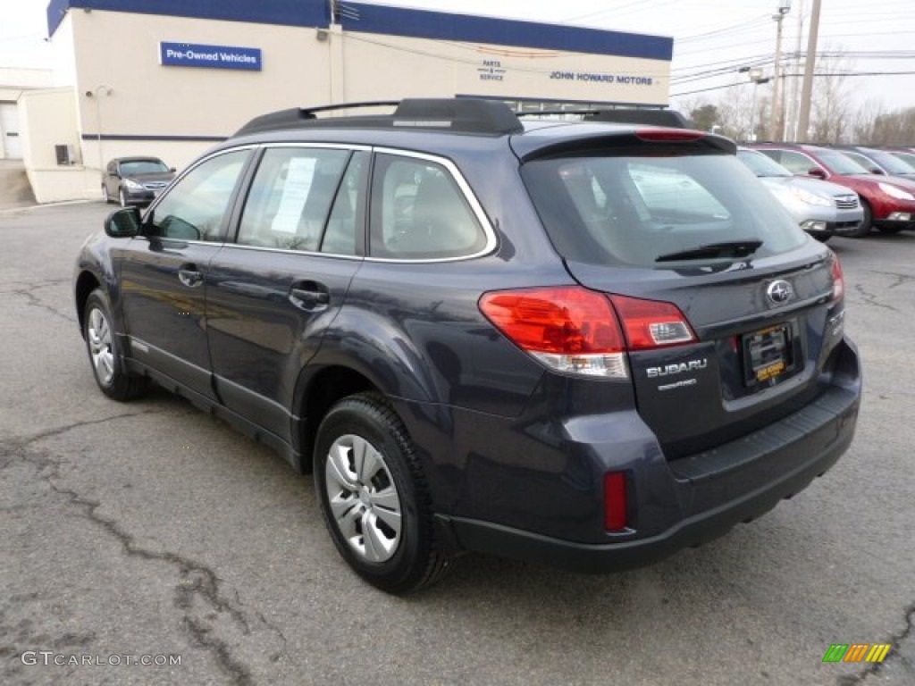 2011 Outback 2.5i Wagon - Graphite Gray Metallic / Off Black photo #8