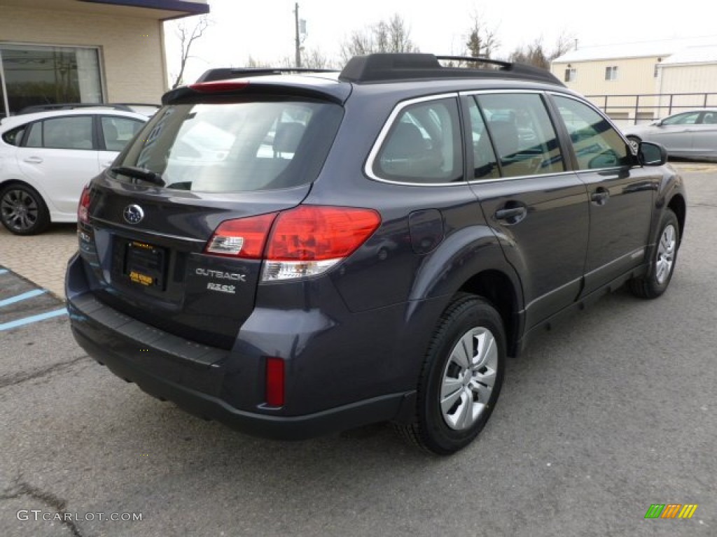 2011 Outback 2.5i Wagon - Graphite Gray Metallic / Off Black photo #10