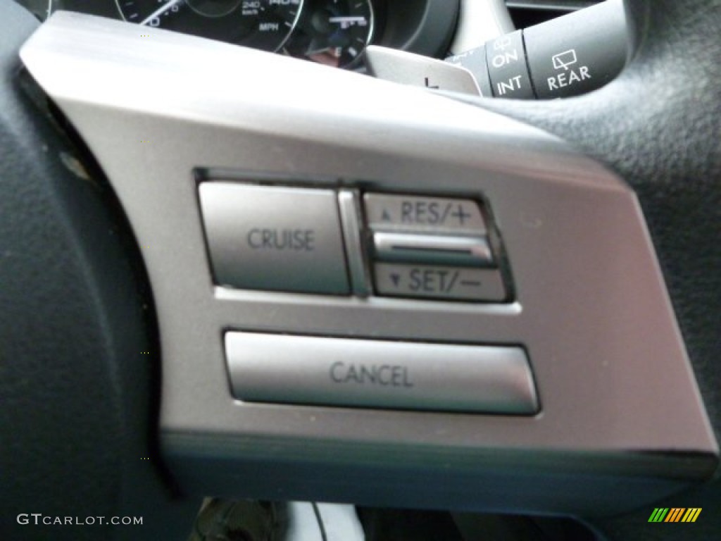 2011 Outback 2.5i Wagon - Graphite Gray Metallic / Off Black photo #18