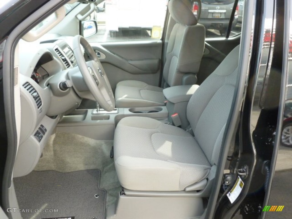 Steel Interior 2012 Nissan Frontier SV Crew Cab 4x4 Photo #60165000