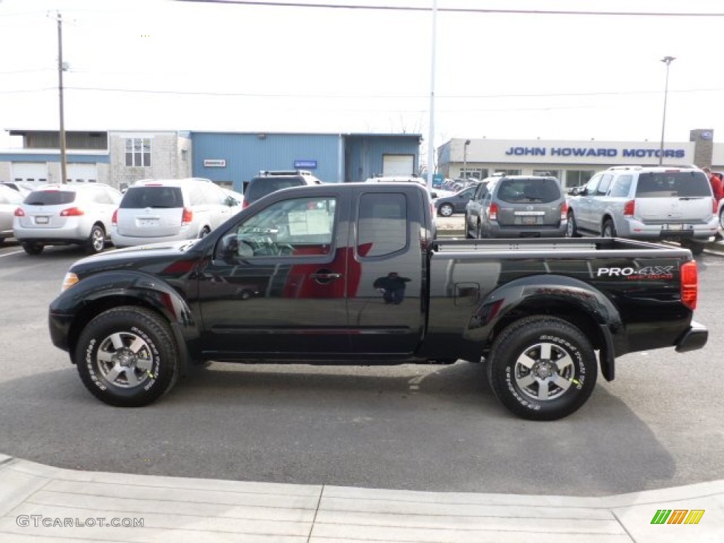 Super Black 2012 Nissan Frontier Pro-4X King Cab 4x4 Exterior Photo #60165253