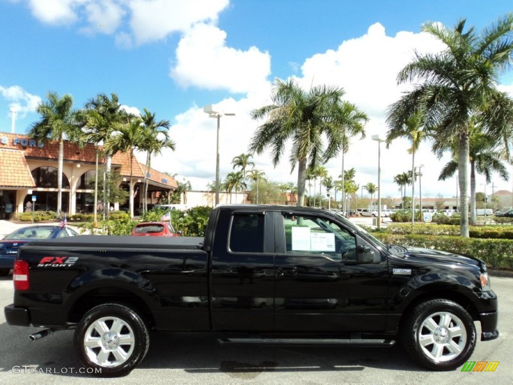 Black 2007 Ford F150 FX2 Sport SuperCab Exterior Photo #60165474