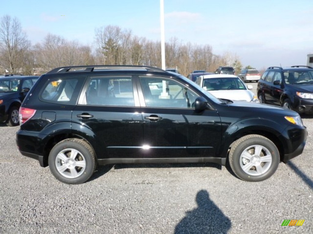 Obsidian Black Pearl 2012 Subaru Forester 2.5 X Exterior Photo #60165789