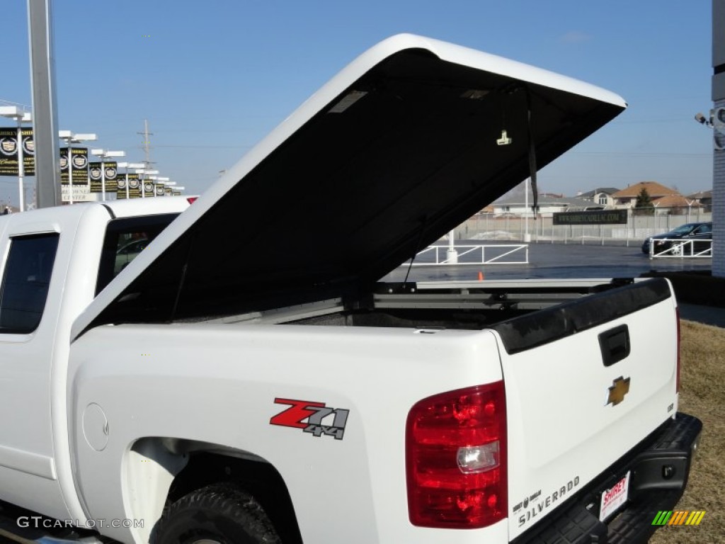 2008 Silverado 1500 LTZ Extended Cab 4x4 - Summit White / Light Cashmere/Ebony Accents photo #9