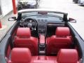 Wine Red 2009 Audi A4 3.2 quattro Cabriolet Interior Color