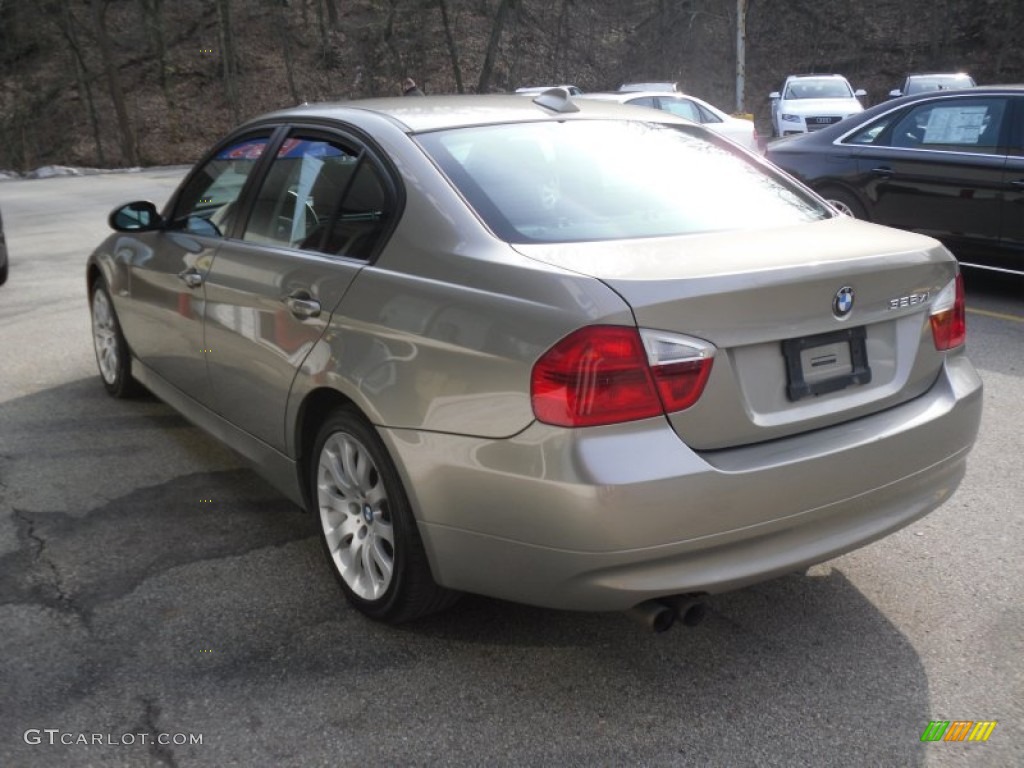 2007 3 Series 328xi Sedan - Platinum Bronze Metallic / Terra/Black Dakota Leather photo #5