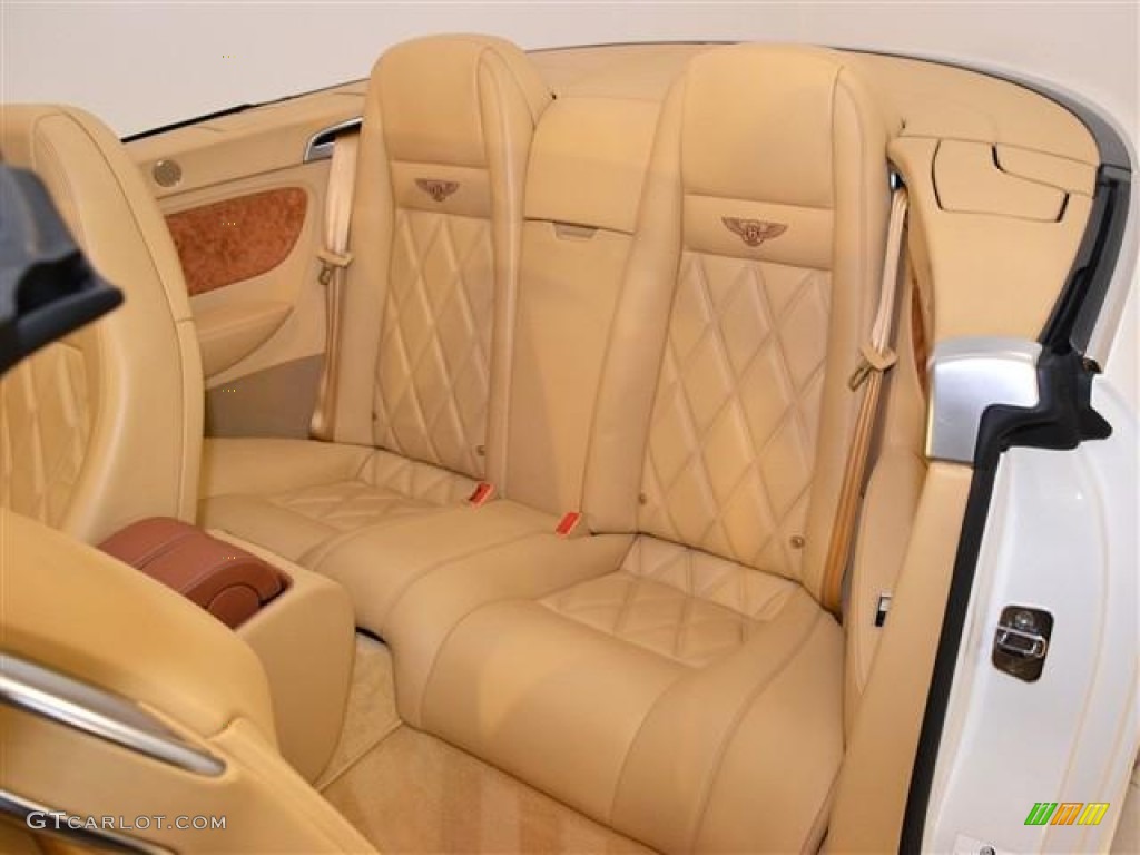 2008 Bentley Continental GTC Mulliner Rear Seat Photo #60166764