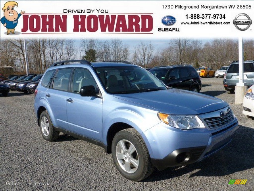 Ice Blue Metallic Subaru Forester