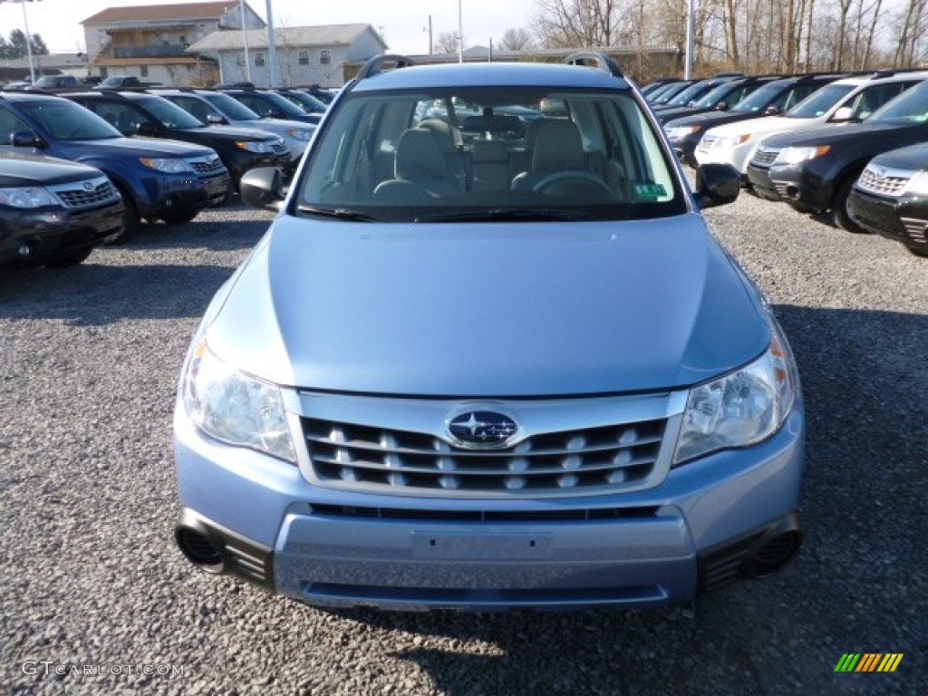 2012 Forester 2.5 X - Ice Blue Metallic / Platinum photo #2