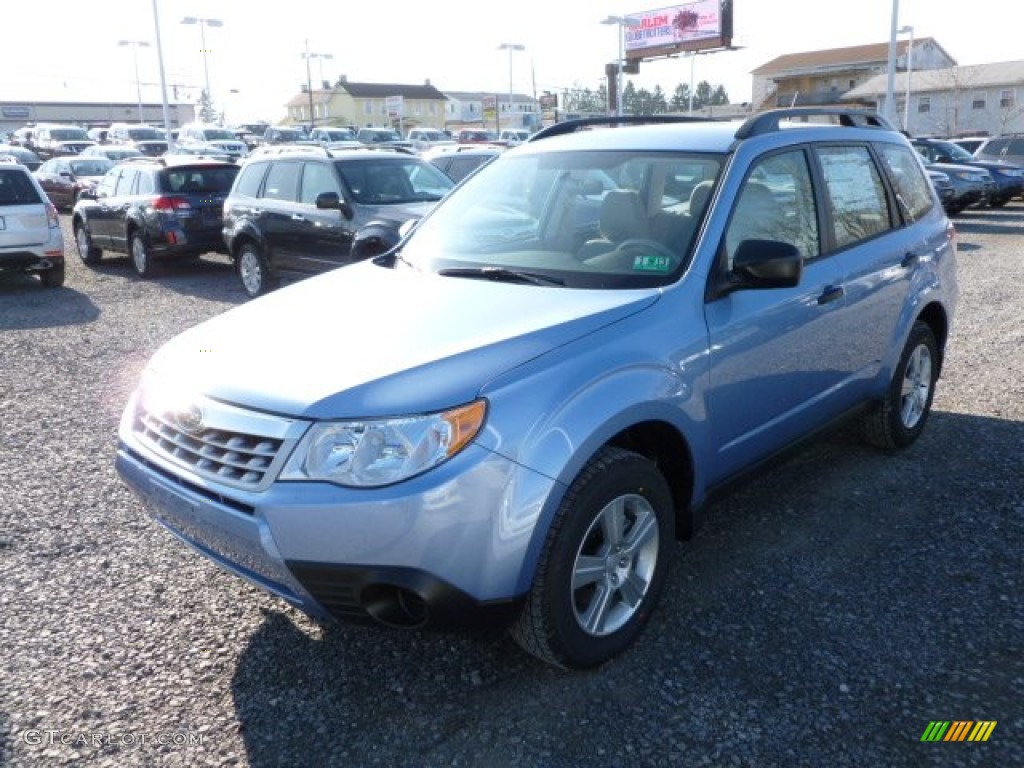 2012 Forester 2.5 X - Ice Blue Metallic / Platinum photo #3