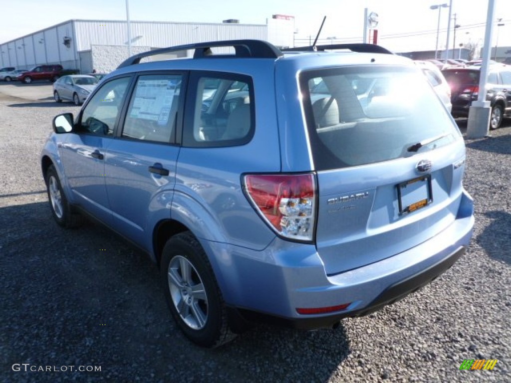 2012 Forester 2.5 X - Ice Blue Metallic / Platinum photo #4