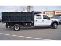 Oxford White - F550 Super Duty XL Crew Cab 4x4 Dump Truck Photo No. 5