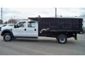 Oxford White - F550 Super Duty XL Crew Cab 4x4 Dump Truck Photo No. 10