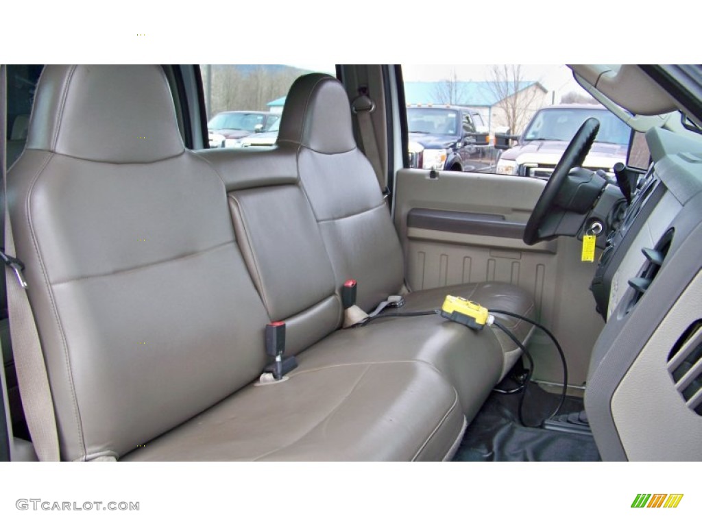 2008 Ford F550 Super Duty XL Crew Cab 4x4 Dump Truck Interior Color Photos