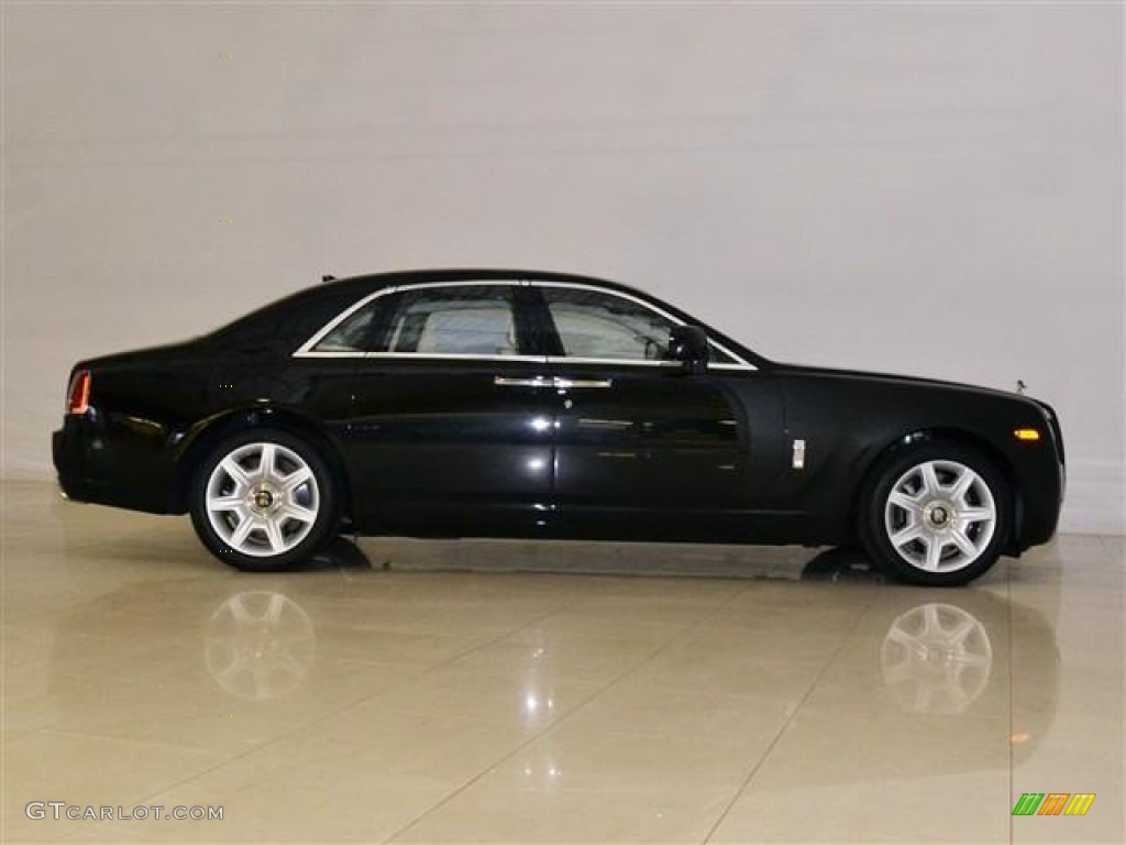 Diamond Black 2011 Rolls-Royce Ghost Standard Ghost Model Exterior Photo #60167640