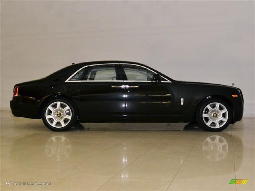 Diamond Black 2012 Rolls-Royce Ghost Standard Ghost Model Exterior Photo #60167919