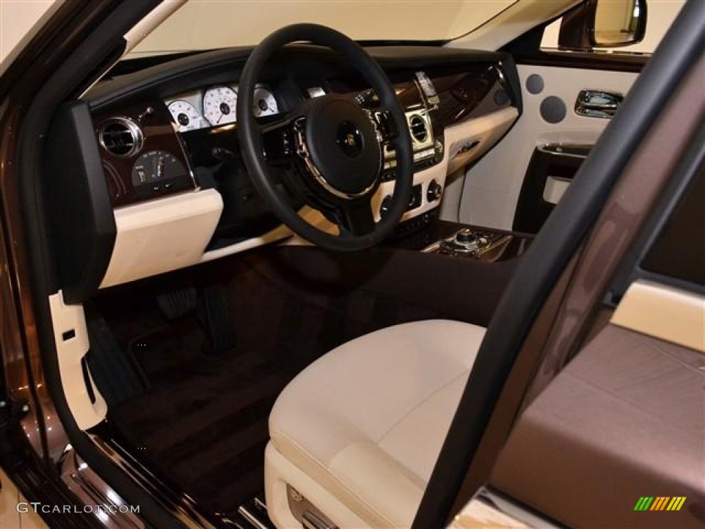 Creme Light/Dark Spice Interior 2011 Rolls-Royce Ghost Standard Ghost Model Photo #60168210