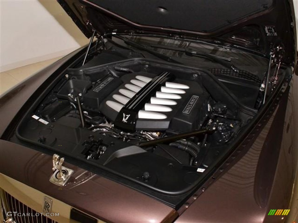 2011 Rolls-Royce Ghost Standard Ghost Model 6.6 Liter DI Twin-Turbocharged DOHC 48-Valve VVT V12 Engine Photo #60168363
