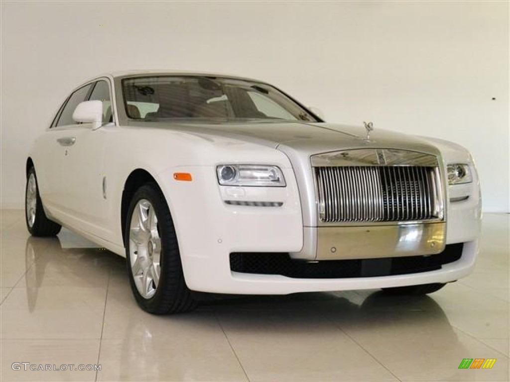 English White 2012 Rolls-Royce Ghost Extended Wheelbase Exterior Photo #60168678