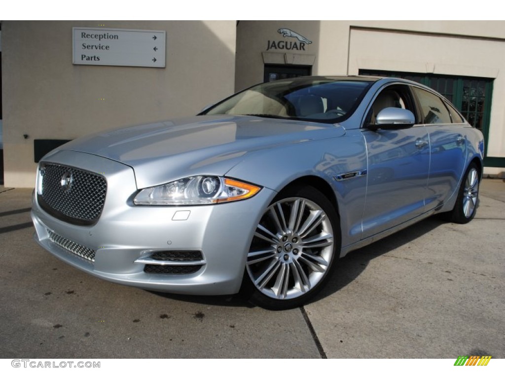 Liquid Silver Metallic 2011 Jaguar XJ XJL Supercharged Exterior Photo #60168963