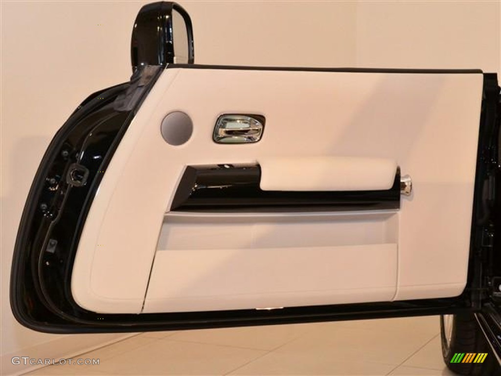 2011 Rolls-Royce Phantom Drophead Coupe Seashell/Black Door Panel Photo #60169143