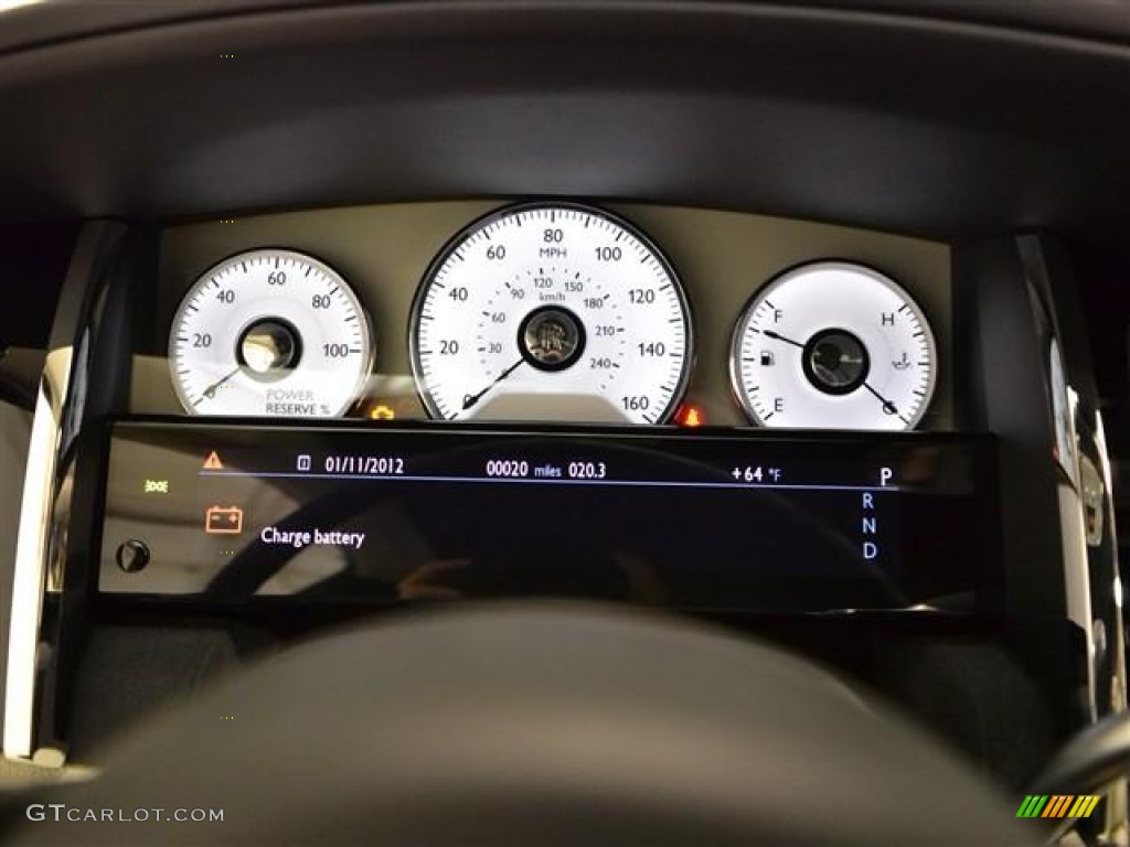 2011 Rolls-Royce Ghost Standard Ghost Model Gauges Photo #60169227