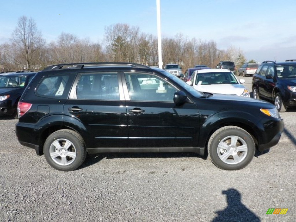 Obsidian Black Pearl 2012 Subaru Forester 2.5 X Exterior ...