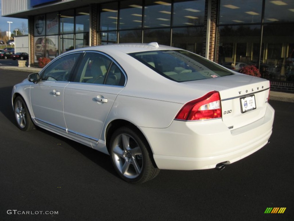 2010 S80 T6 AWD - Ice White / Sandstone photo #8