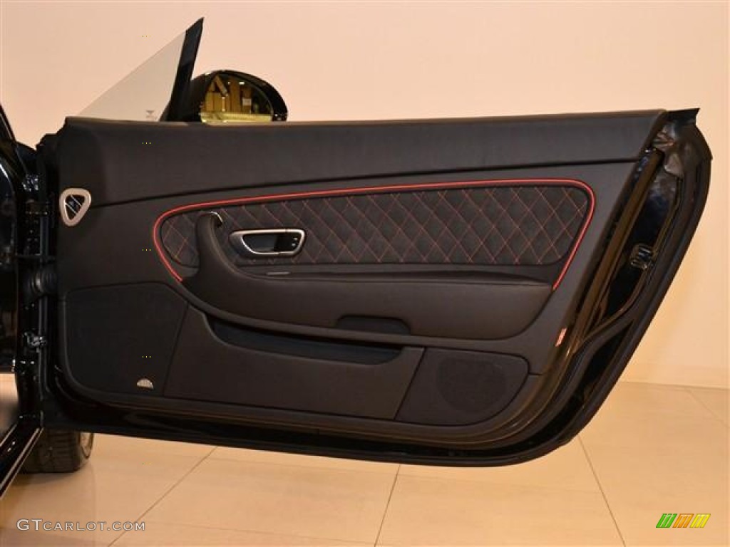 2012 Bentley Continental GTC Supersports ISR Beluga Door Panel Photo #60170229