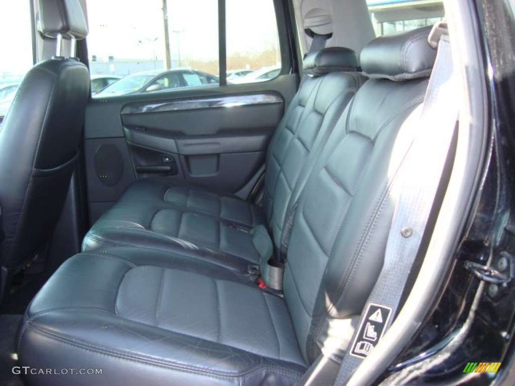 2002 Explorer Limited 4x4 - Black Clearcoat / Midnight Grey photo #8