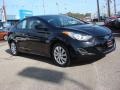 2011 Black Noir Pearl Hyundai Elantra GLS  photo #7