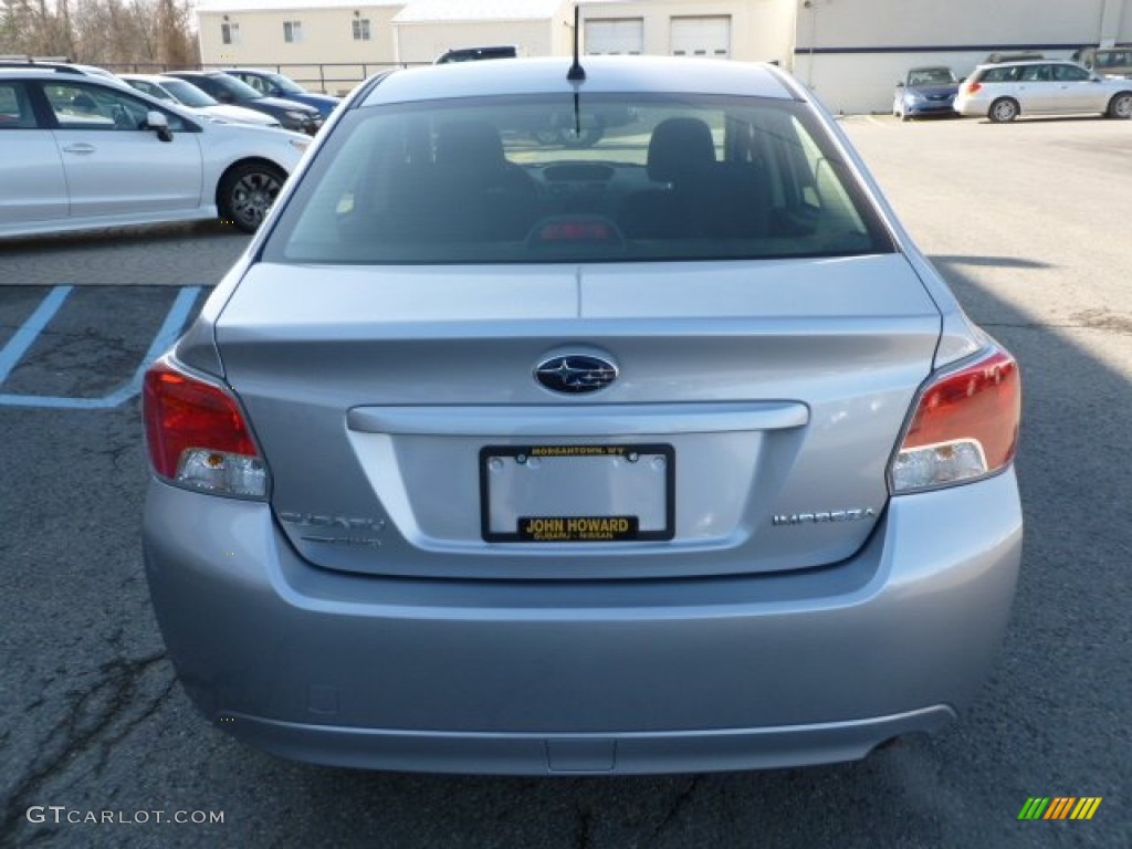 2012 Impreza 2.0i 4 Door - Ice Silver Metallic / Black photo #6