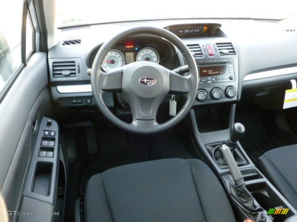 Black Interior 2012 Subaru Impreza 2.0i 4 Door Photo #60171474