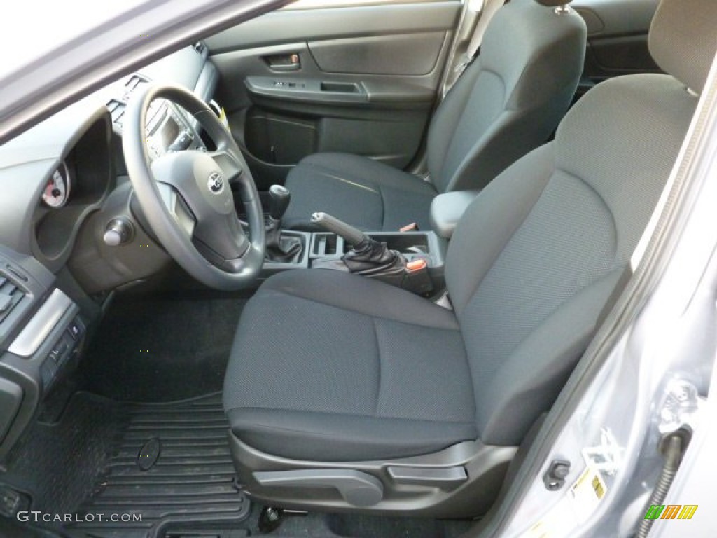 Black Interior 2012 Subaru Impreza 2.0i 4 Door Photo #60171486