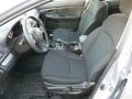 Black 2012 Subaru Impreza 2.0i 4 Door Interior Color
