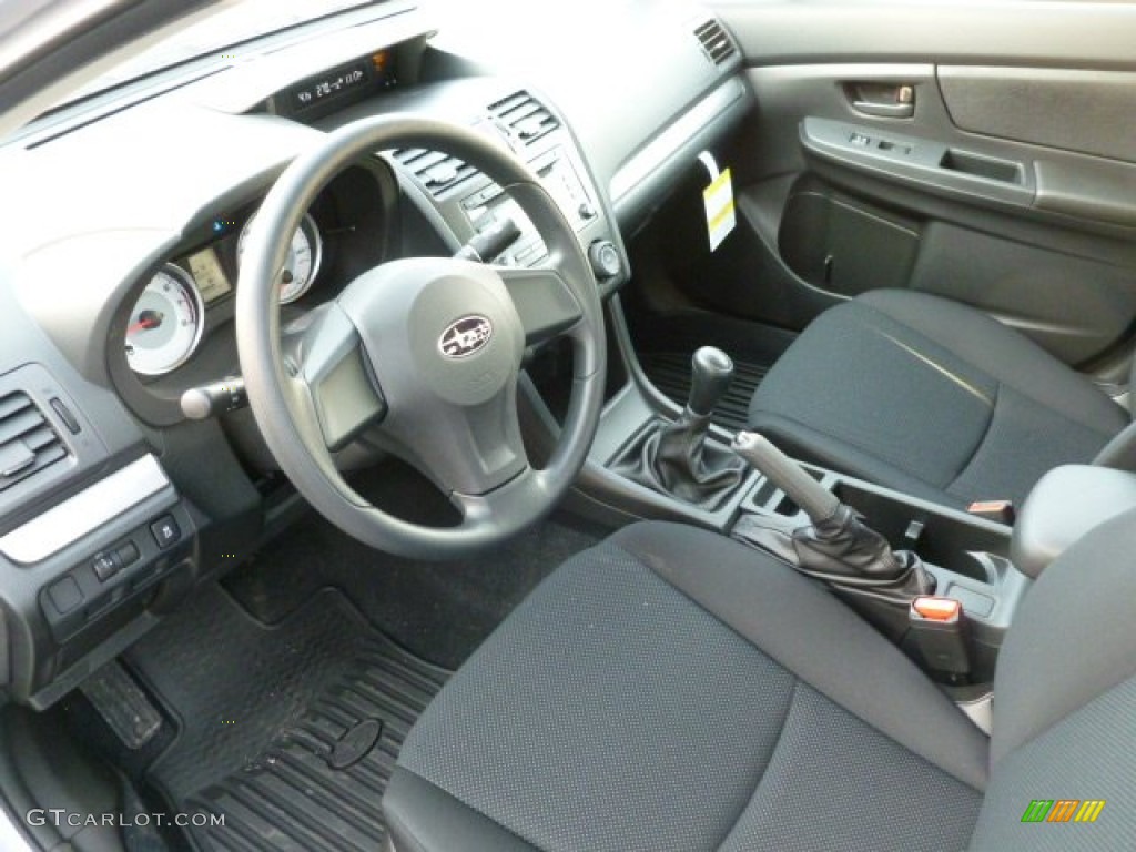 Black Interior 2012 Subaru Impreza 2.0i 4 Door Photo #60171492