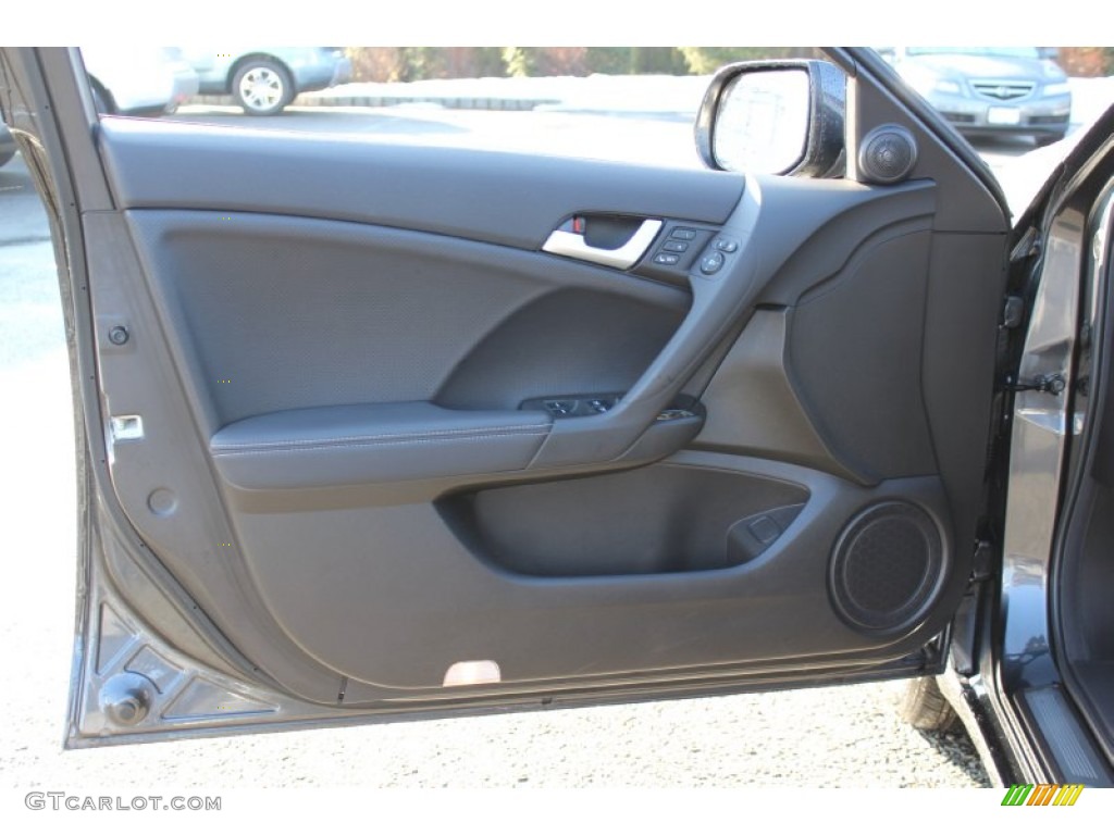 2011 Acura TSX Sport Wagon Ebony Door Panel Photo #60171762