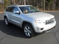 2012 Bright Silver Metallic Jeep Grand Cherokee Overland 4x4  photo #2