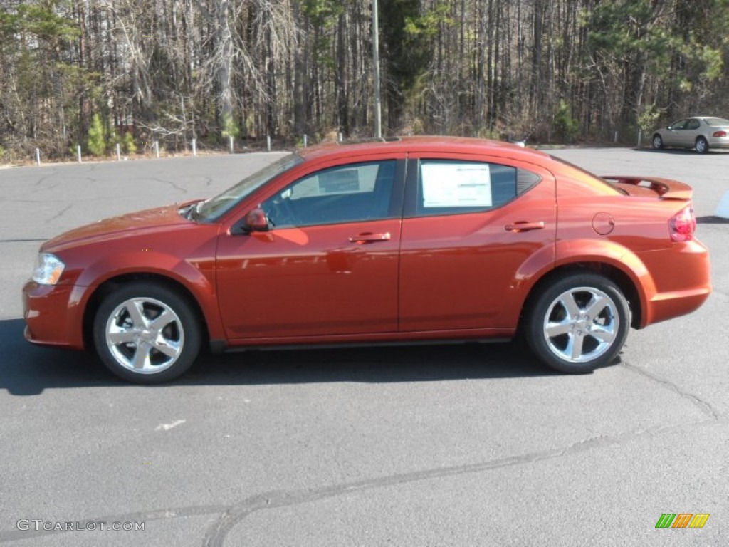 Copperhead Pearl 2012 Dodge Avenger SXT Plus Exterior Photo #60173628