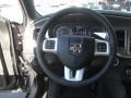 Black/Light Frost Beige 2012 Dodge Charger SXT Steering Wheel