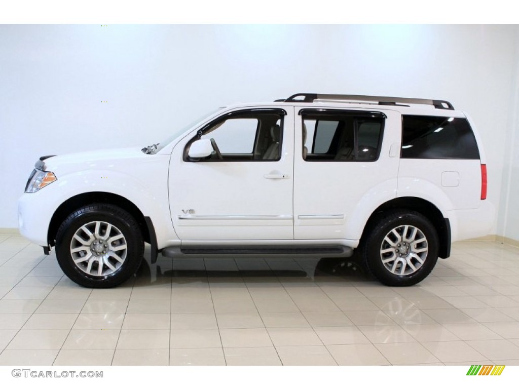 Avalanche White 2011 Nissan Pathfinder LE V8 4x4 Exterior Photo #60174309